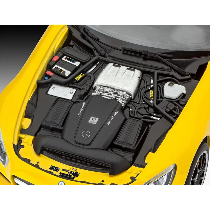 Revell Modellbausatz Auto 1:24 - Mercedes-Benz AMG GT im Maßstab 1:24, Level 3, originalgetreue Nachbildung mit vielen Details, , Model Set mit Basiszubehör, 67028 - Preisvergleich – Bild 5