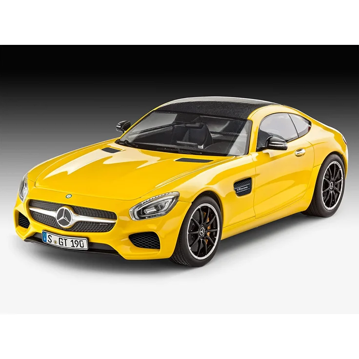 Revell Modellbausatz Auto 1:24 - Mercedes-Benz AMG GT im Maßstab 1:24, Level 3, originalgetreue Nachbildung mit vielen Details, , Model Set mit Basiszubehör, 67028 - Preisvergleich – Bild 9