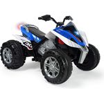 Injusa Batteriefahrzeug Quad RageJungen 12V 118 cm blau/weiß