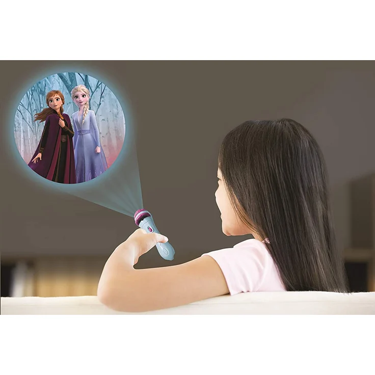 Lexibook Disney, Frozen Taschenlampe und Projektor mit 3 Scheiben, 24 Bilder, erstellen Sie Ihre eigenen Geschichten, LTC050FZ – Bild 6