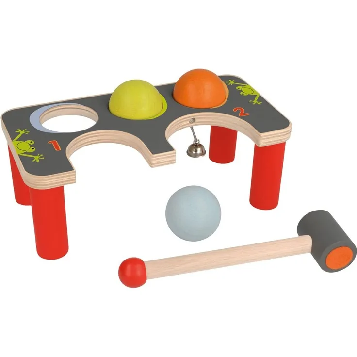 Selecta Spielzeug 1703 - Klopf-Krocket, Spielset