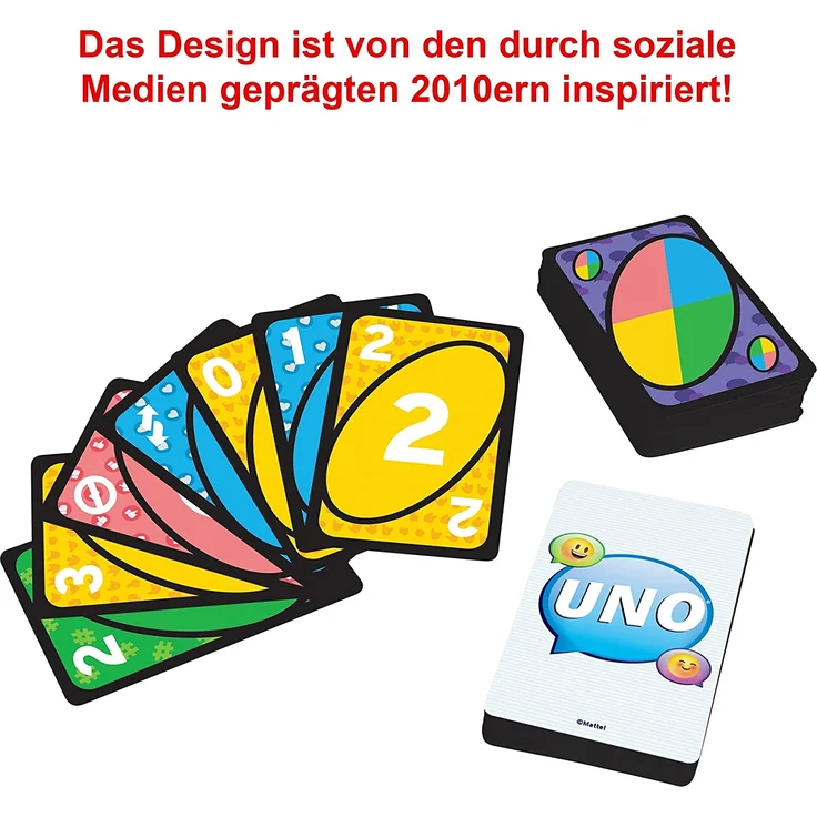 Mattel - Mattel Games UNO Iconic 10s Premium Jubiläumsedition – Bild 3