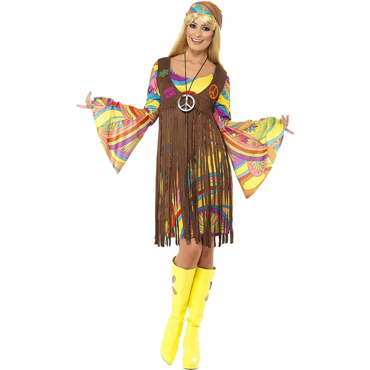 Hippie Groovy Lady, XL