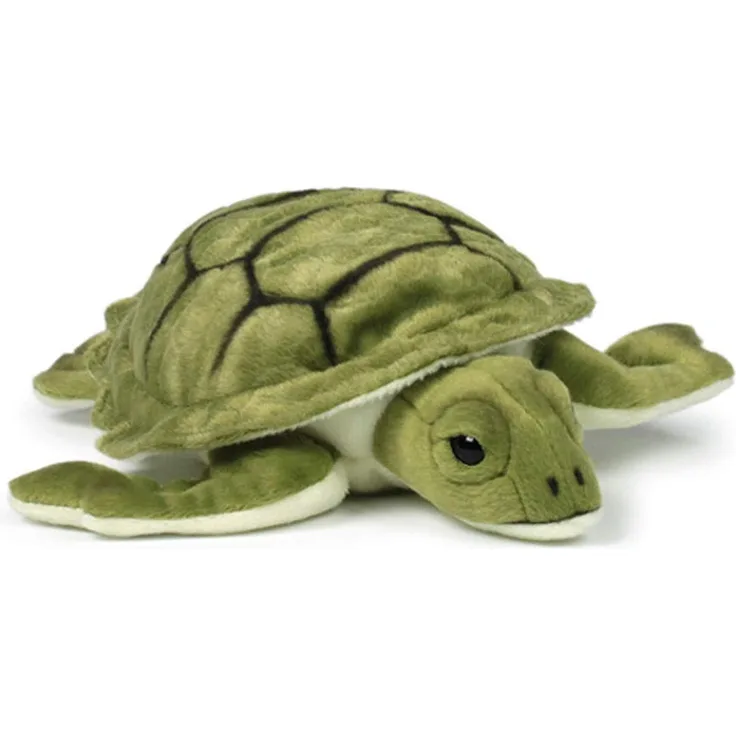 IBTT WWF14780 WWF Plüsch Meeresschildkröte, realistisch gestaltetes Plüschtier, ca. 23 cm groß und wunderbar weich