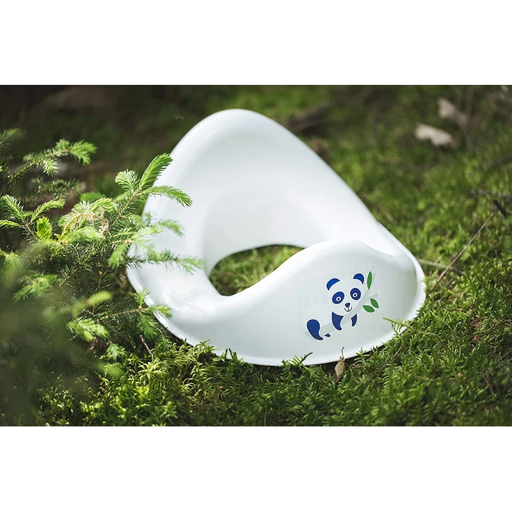 Rotho Babydesign Bio-WC Sitz Panda, 100% Biologisch Abbaubar, 32,6 x 26,3 x 15,8 cm, Organic white – Bild 5