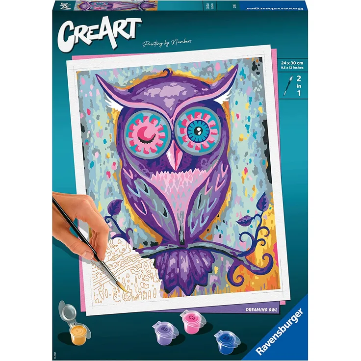 Ravensburger Malen nach Zahlen 28990 – Dreaming Owl – ab 12 Jahren