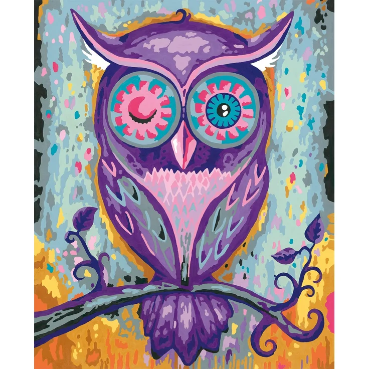 Ravensburger Malen nach Zahlen 28990 – Dreaming Owl – ab 12 Jahren – Bild 2