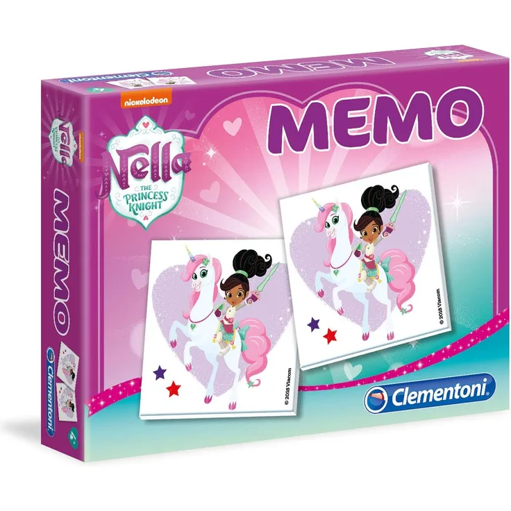 Clementoni 18041 Memo kompakt-Nella, Mehrfarben