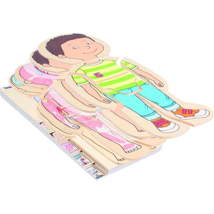 Beleduc Lagenpuzzle Junge, 29 Teile