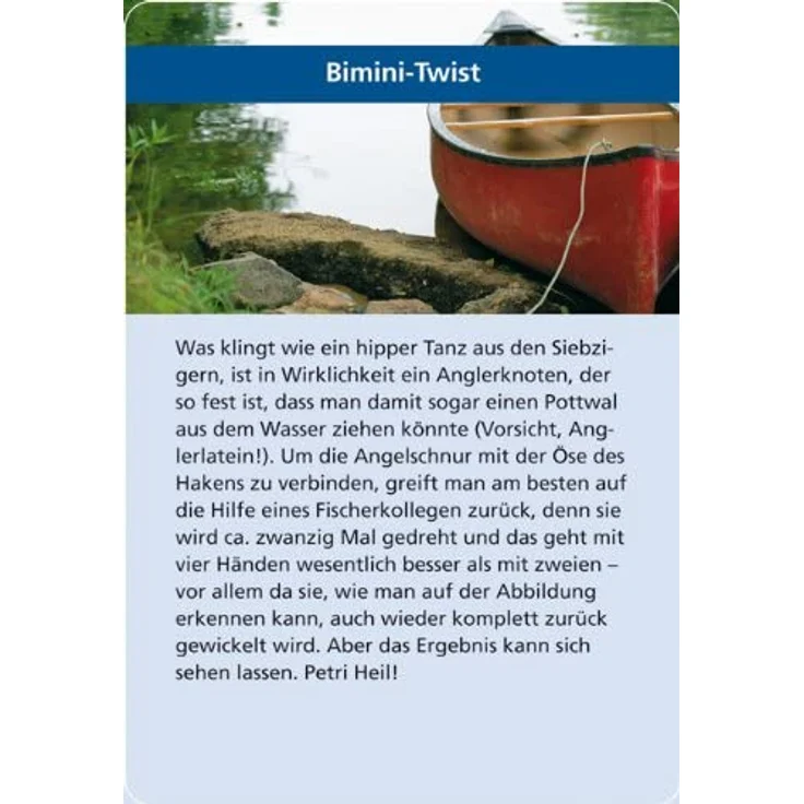 Moses 4006 Die Knotenbox | 50 Knoten-Klassiker für Freizeit, Sport und Alltag | Inkl. 2 Schnüren zum Üben – Bild 5