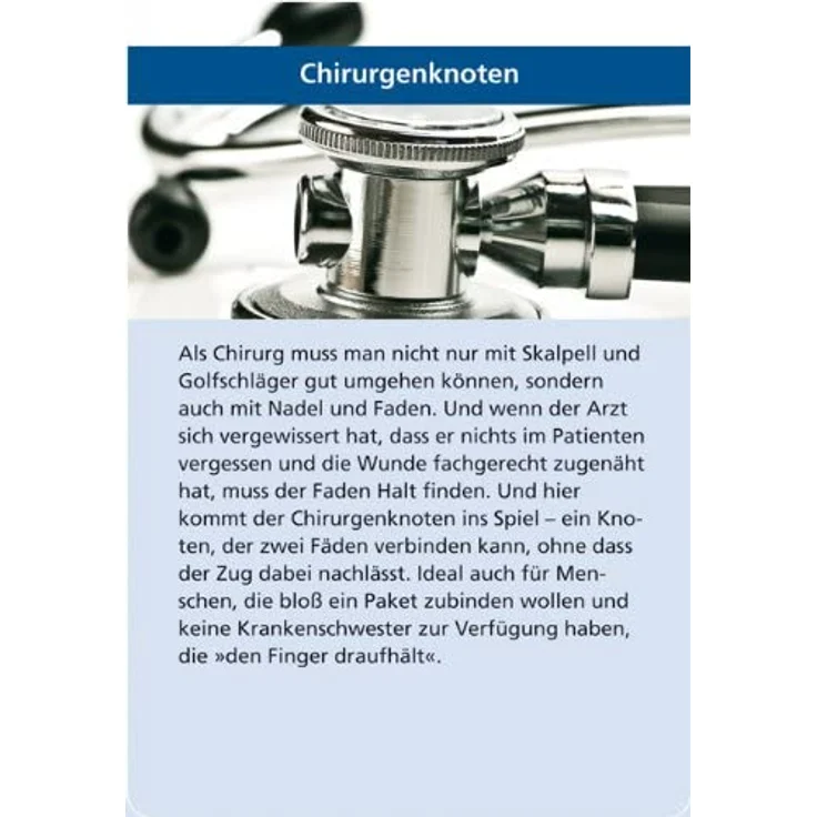 Moses 4006 Die Knotenbox | 50 Knoten-Klassiker für Freizeit, Sport und Alltag | Inkl. 2 Schnüren zum Üben – Bild 6
