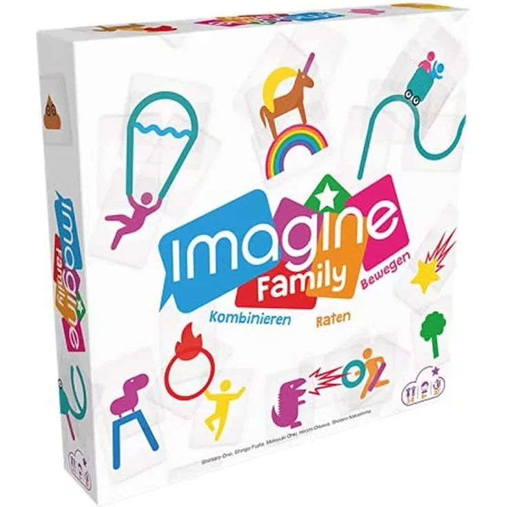 Asmodee COGD0007 - Imagine Family, Familienspiel, Rätsel, Quiz