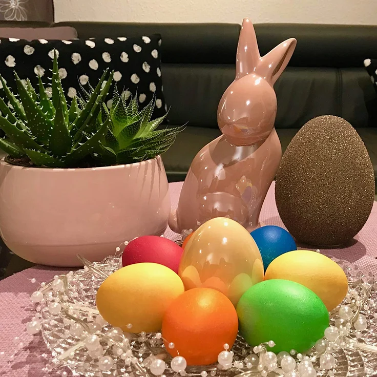 HTM. Buntes Eierfarben Färbeset 5 Farben, 5 Becher – Bild 3