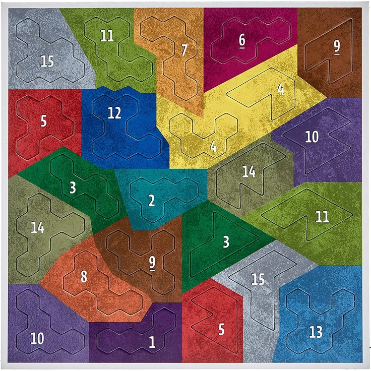 Kosmos 694203 - Ubongo Solo, 1 Spieler - 45 Legeteile - 546 Level, Knobelspaß und Legespiel, Brettspiel ab 8 Jahre – Bild 8