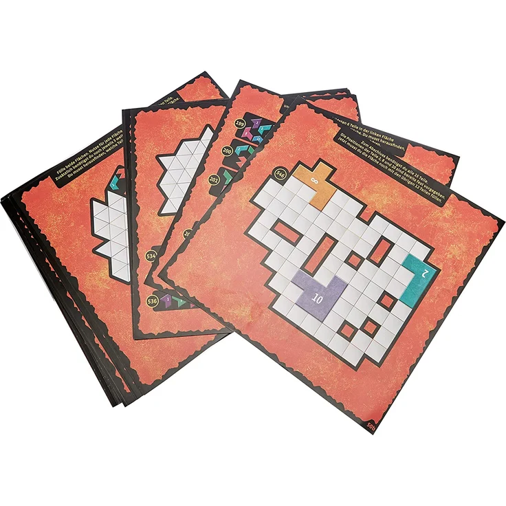 Kosmos 694203 - Ubongo Solo, 1 Spieler - 45 Legeteile - 546 Level, Knobelspaß und Legespiel, Brettspiel ab 8 Jahre – Bild 6