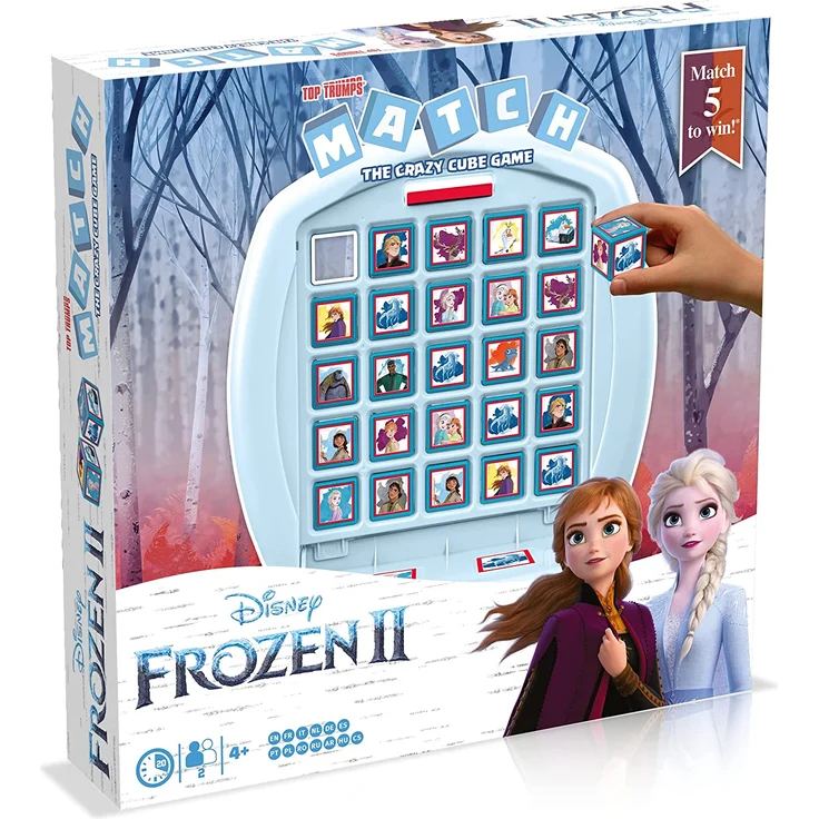 Winning Moves 36597 Elsa und Anna MATCH - Frozen 2, Würfelspiel – Bild 1