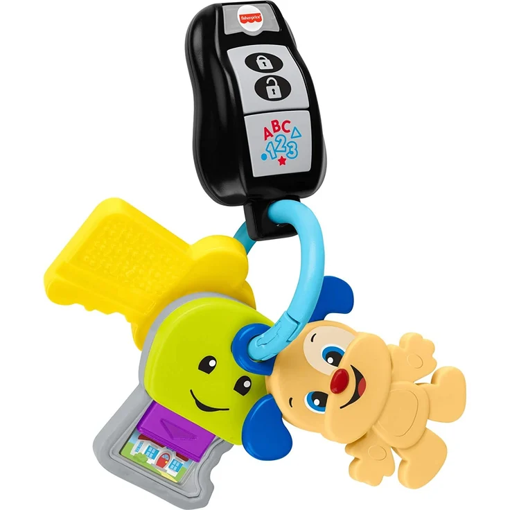 Mattel - Fisher-Price Lernspaß Baby Schlüsselbund mit Licht und Geräuschen – Bild 6