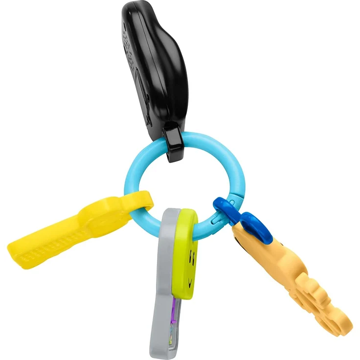 Mattel - Fisher-Price Lernspaß Baby Schlüsselbund mit Licht und Geräuschen – Bild 5
