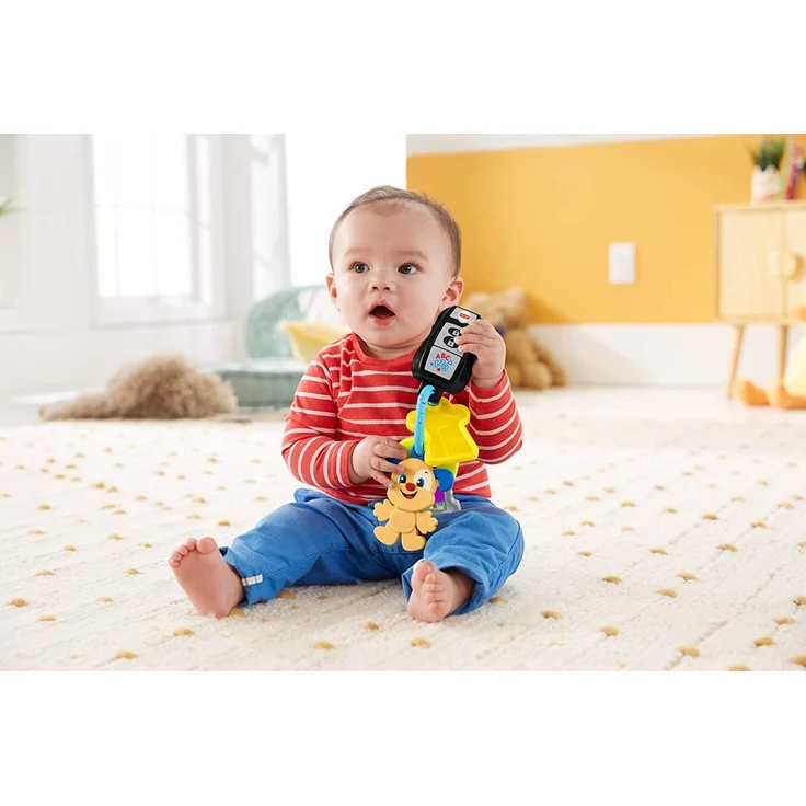 Mattel - Fisher-Price Lernspaß Baby Schlüsselbund mit Licht und Geräuschen – Bild 3