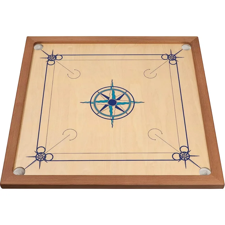 Philos 8211 - Carrom standard, dunkelblau-hellblau, Geschicklichkeitsspiel