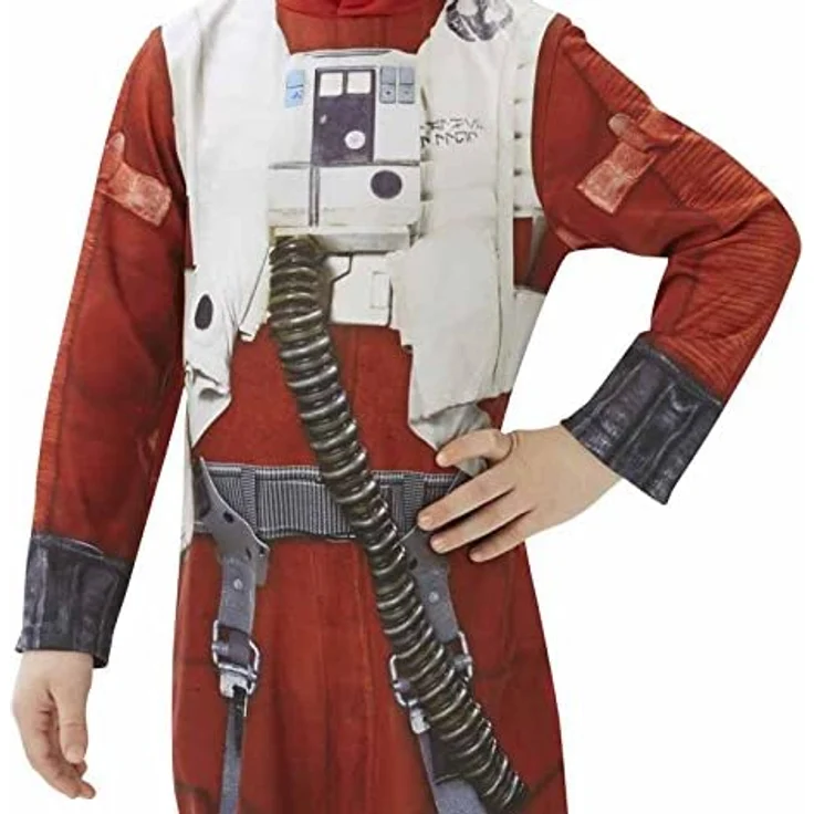 Rubie's offizieller Star Wars Poe X-Wing Kämpfer Classic, Kinderkostüm - groß (7-8 Jahre) – Bild 4