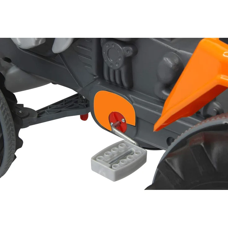 Trettraktor mit Frontlader Power Drag orange – Bild 5