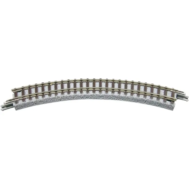 7297005 Z Rokuhan spor (med ballast) Bøjet spor 45 ° 145 mm 4 stk
