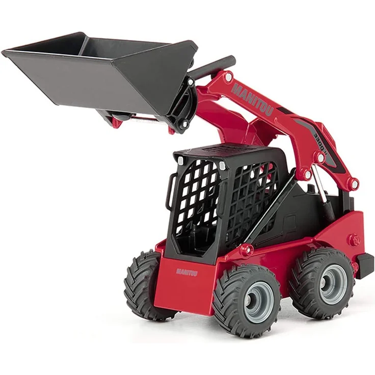 SIKU 3049, Manitou 3300V Kompaktlader, 1:32, Metall/Kunststoff, Rot, Viele Funktionen, Kombinierbar mit SIKU Modellen im gleichen Maßstab – Bild 2