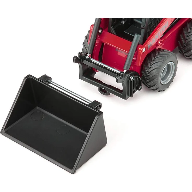SIKU 3049, Manitou 3300V Kompaktlader, 1:32, Metall/Kunststoff, Rot, Viele Funktionen, Kombinierbar mit SIKU Modellen im gleichen Maßstab – Bild 3