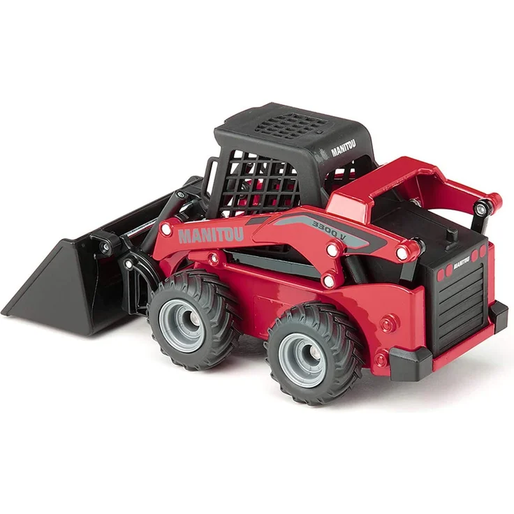 SIKU 3049, Manitou 3300V Kompaktlader, 1:32, Metall/Kunststoff, Rot, Viele Funktionen, Kombinierbar mit SIKU Modellen im gleichen Maßstab – Bild 4