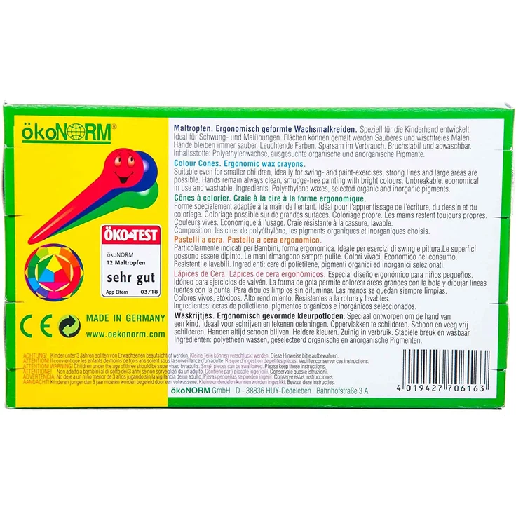 ökoNorm Maltropfen, Kartonetui - 12 Farben – Bild 5