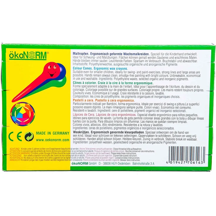 ökoNorm Maltropfen, Kartonetui - 12 Farben – Bild 3
