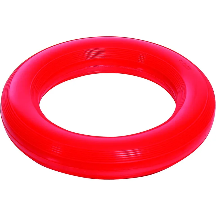 Wurf- und Tennisring Tennisringe Wurfring Wurfringe Kunststoff 18 cm, Rot