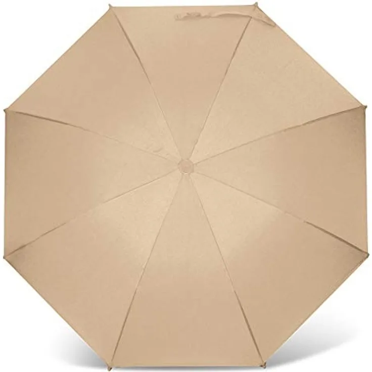 Heitmann Sonnenschirm, Regenschirm, UV 50+, beige