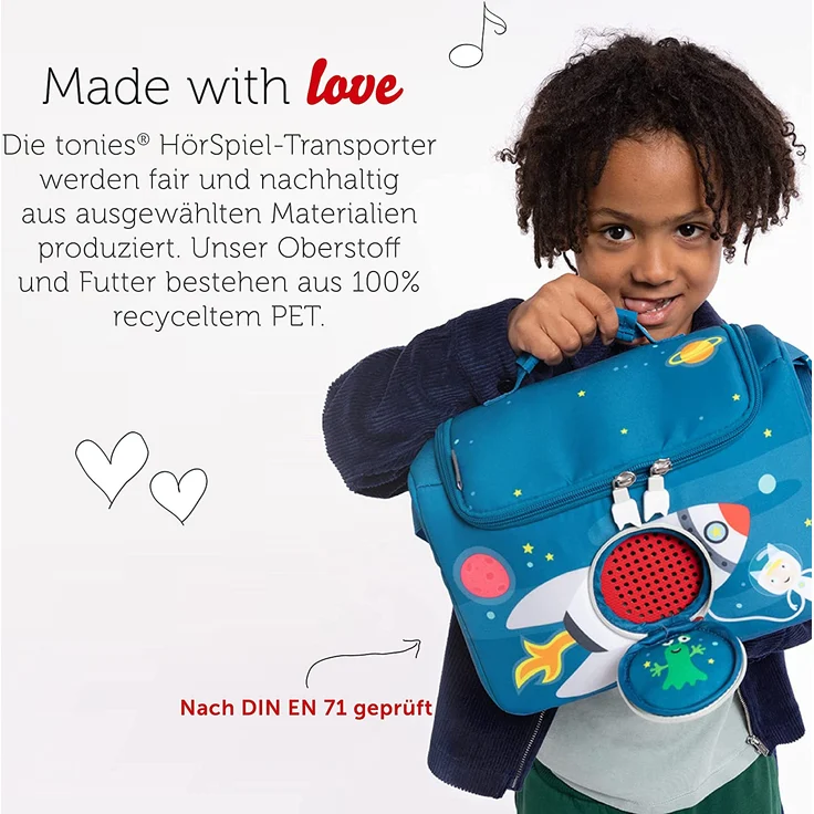 Tonies 'HörSpiel-Transporter Durch die Galaxie', zum Transport der Toniebox und der Toniefiguren – Bild 7