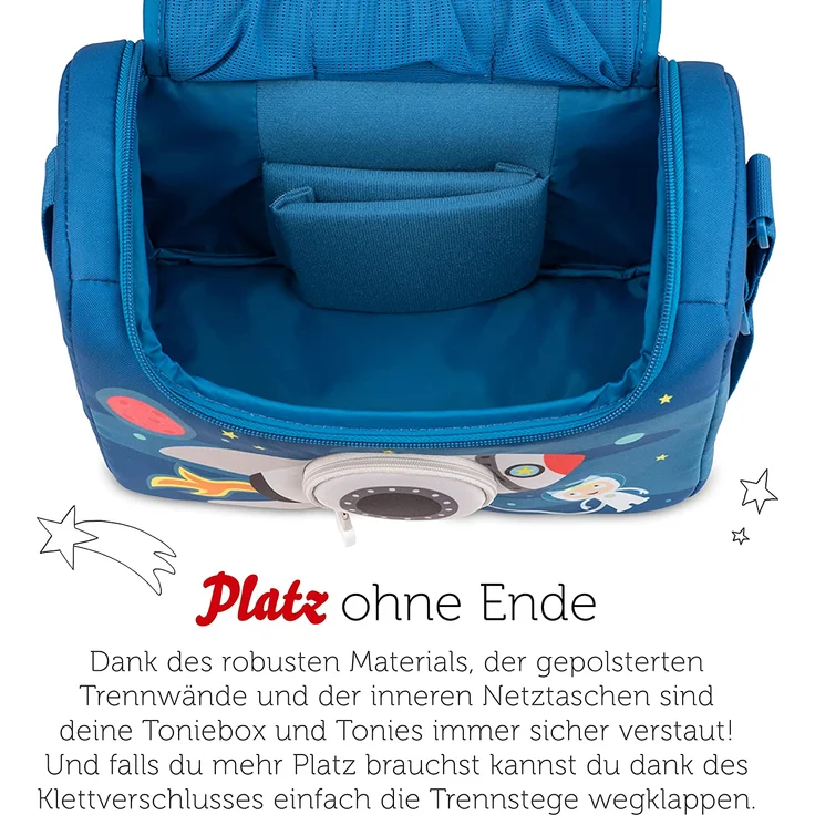 Tonies 'HörSpiel-Transporter Durch die Galaxie', zum Transport der Toniebox und der Toniefiguren – Bild 3