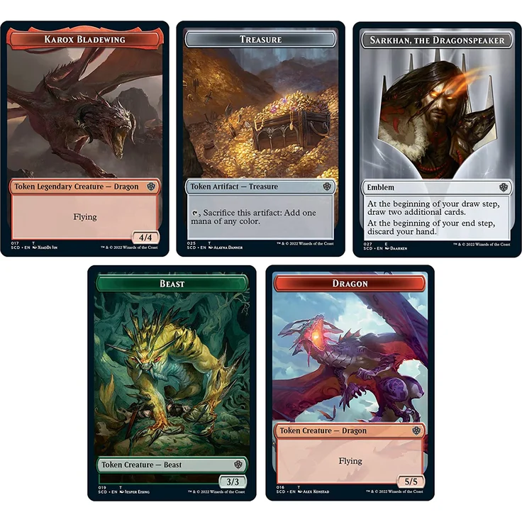 Magic: The Gathering Starter Commander Deck - Draconic Destruction (Red-Green - Englische Version) – Bild 3