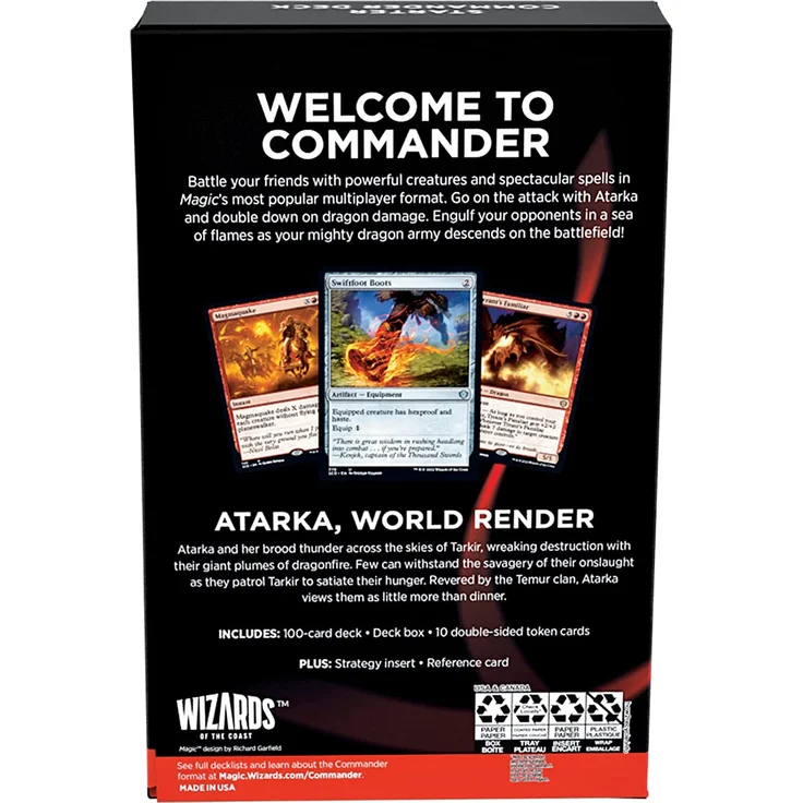 Magic: The Gathering Starter Commander Deck - Draconic Destruction (Red-Green - Englische Version) – Bild 5