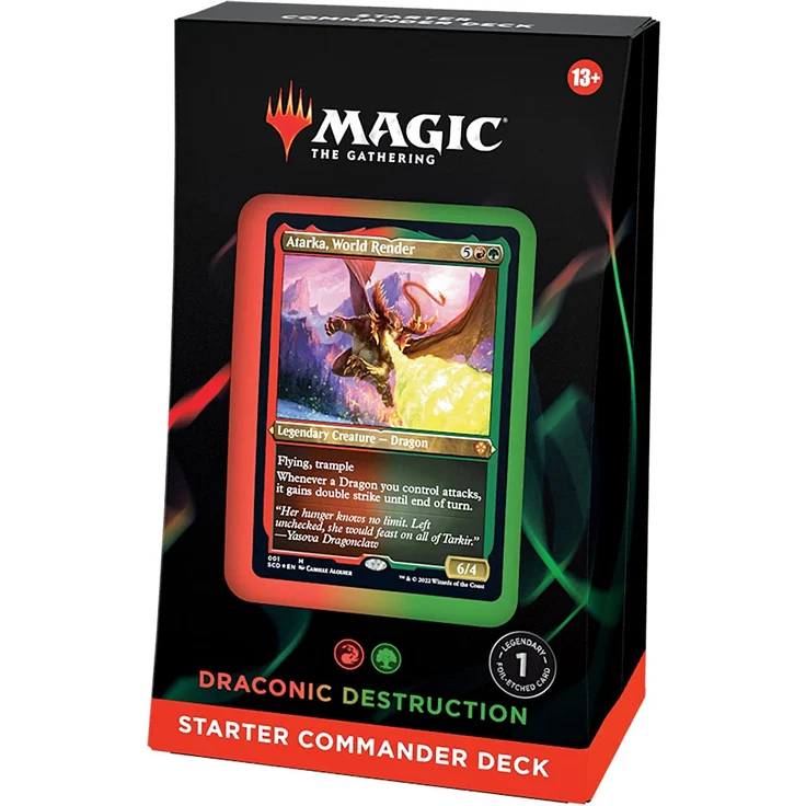 Magic: The Gathering Starter Commander Deck - Draconic Destruction (Red-Green - Englische Version) – Bild 4