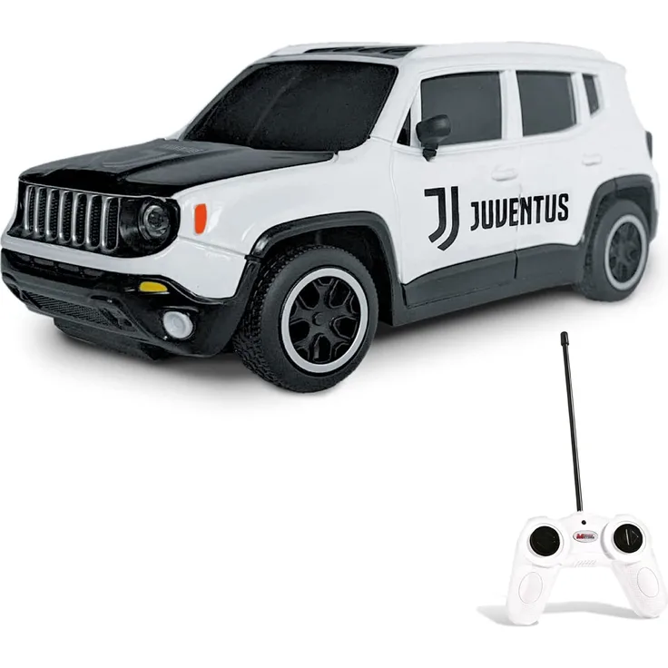 Mondo Motors Jeep Renegade F.C. Juventus - RC Auto - Farbe Weiß Schwarz - Maßstab 1:24 - 63555