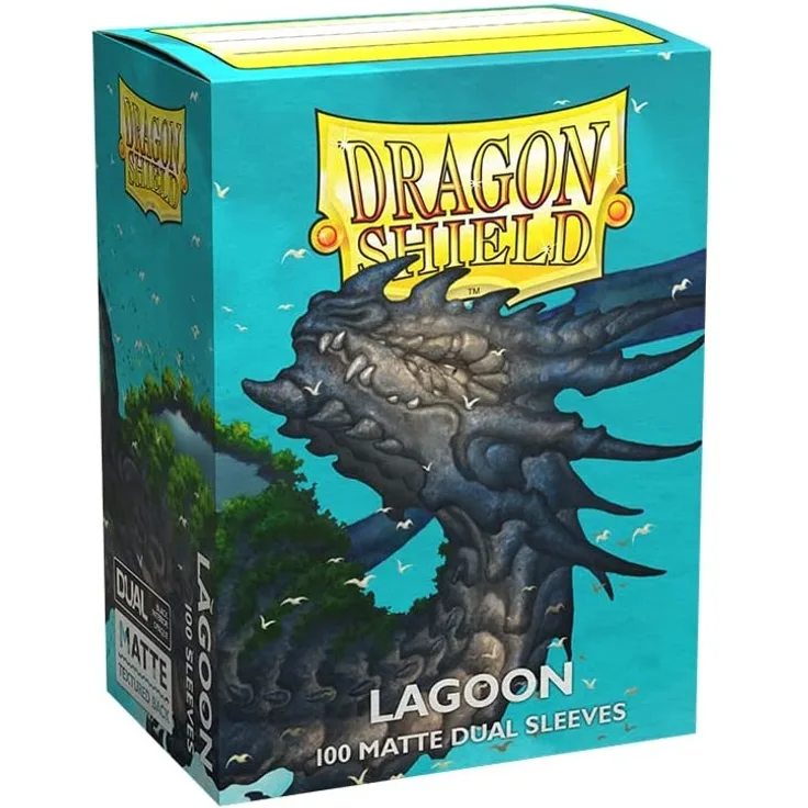 Dragon Shield Dual Matte Sleeves - Lagoon 'Saras' (100 Sleeves)