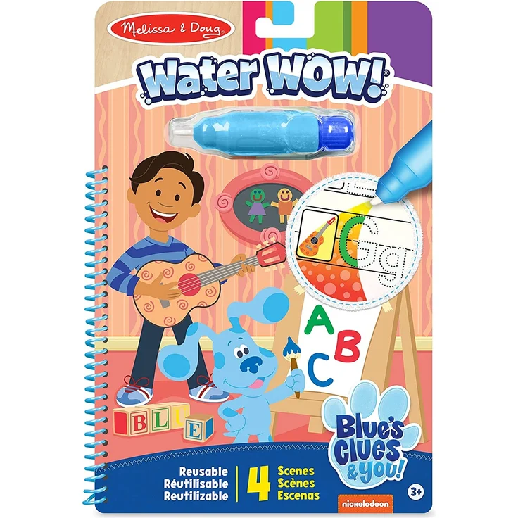Melissa & Doug 33000 Blue's Clues & You Water Wow-Alphabet, Mehrfarbig – Bild 1