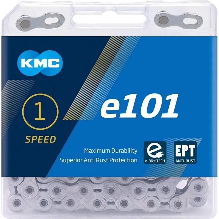 KMC Fahrradkette E101 EPT E-Bike, 1-Fach, 112 Glieder