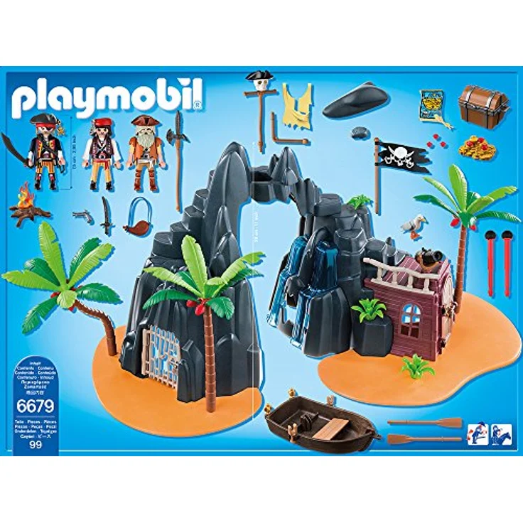 Playmobil 6679 - Piraten-Schatzinsel – Bild 3