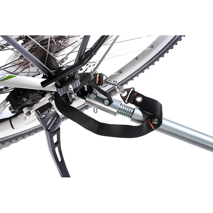 FISCHER Fahrrad 'Komfort' Kinder-Fahrradanhänger grün/grau – Bild 10
