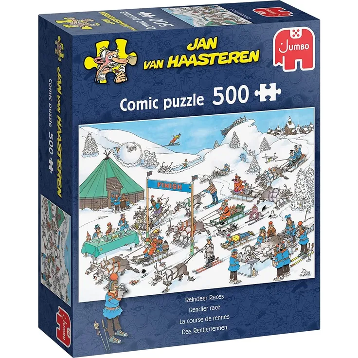 Jumbo 20051 Jan van Haasteren Das Rentierrennen 500 Teile Puzzle