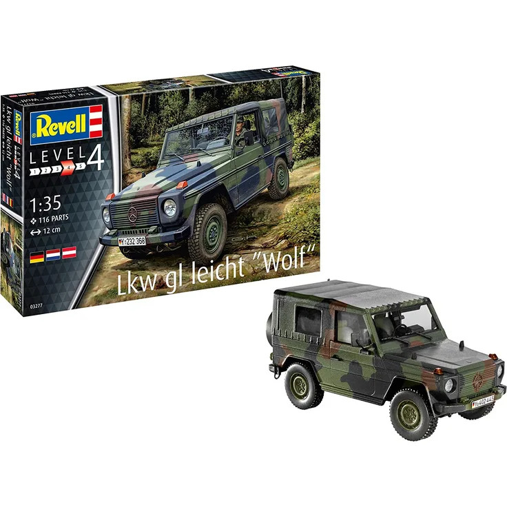 Revell REV-03277 LKW gl leicht Wolf Toys, Mehrfarbig, 1/35