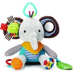 Skip Hop Bandana Buddies Aktivitätsspielzeug, Plüschtier für Babys und Kinder, mehrfarbig, Elefant