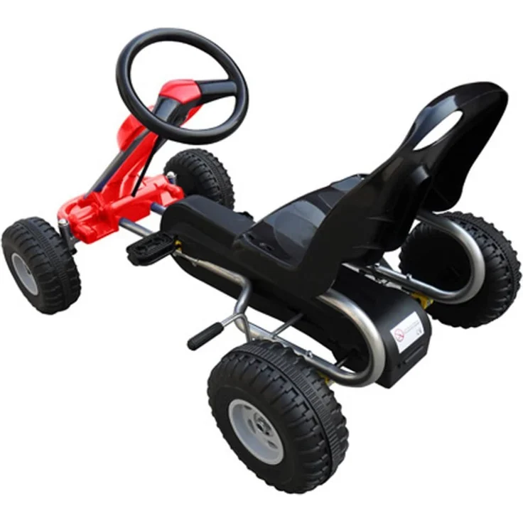 vidaXL Pedal Go-Kart Rot – Bild 4