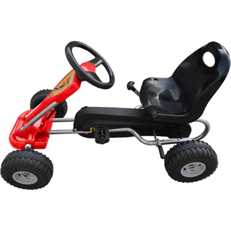vidaXL Pedal Go-Kart Rot – Bild 2